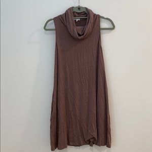 Swoop Neck Cotton Dress